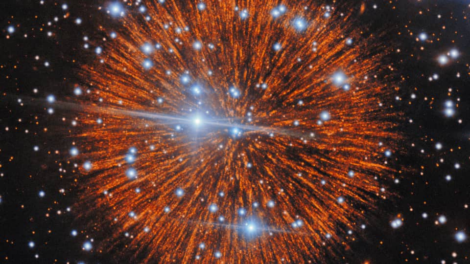 Photo: International Gemini Observatory/NOIRLab/NSF/AURA Gemini North Reveals Knots in Supernova Remnant Pa 30