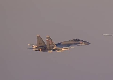 Representative image. Photo: U.S. Department of Defense / Wikimedia Commons, public domain Russian Sukhoi Su-35 Flanker-E over the Bering Sea