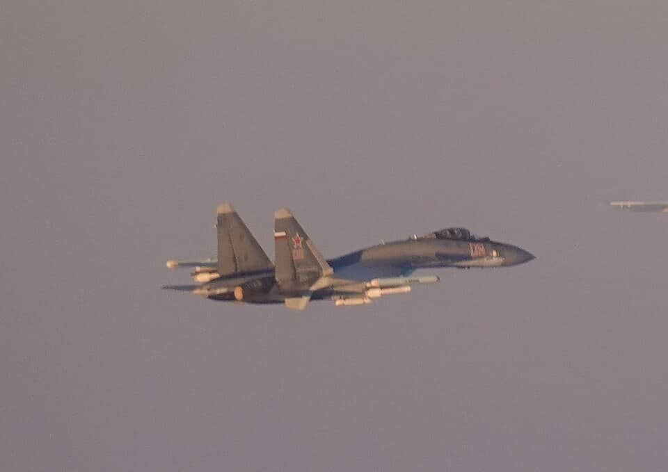 Representative image. Photo: U.S. Department of Defense / Wikimedia Commons, public domain Russian Sukhoi Su-35 Flanker-E over the Bering Sea