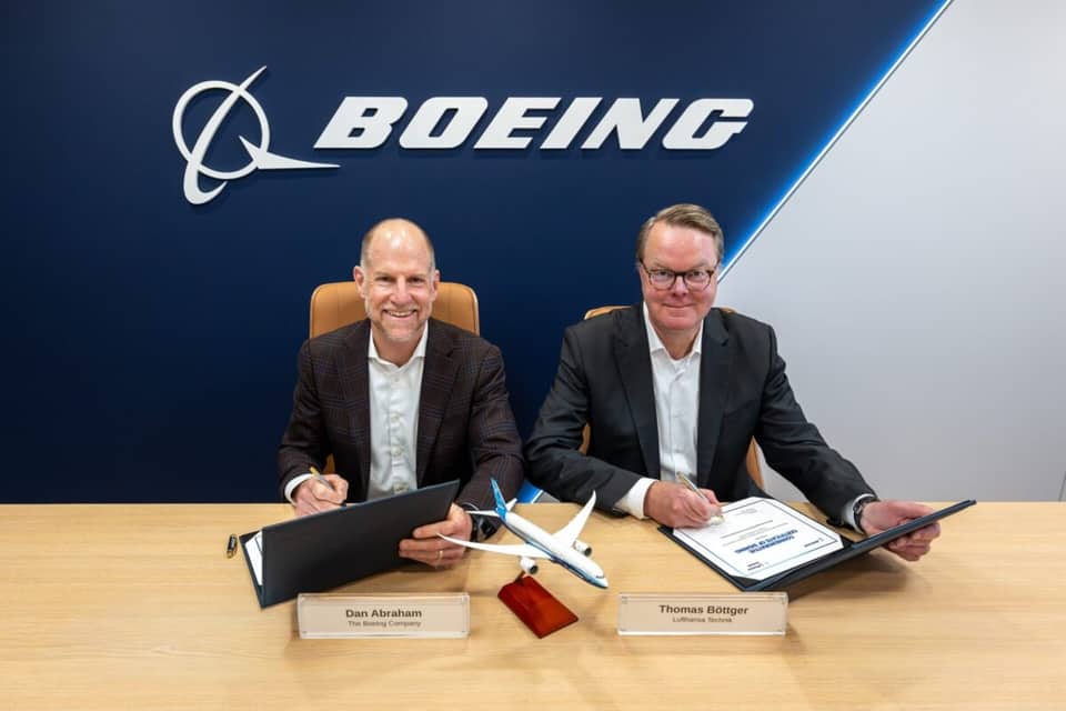 Boeing and Lufthansa Technik Extend Parts Agreement by Three Years